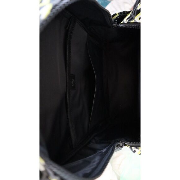 MCM Unisex Medium Size Yellow/Black Cubic Logo Backpack $795 - Picture 14 of 16